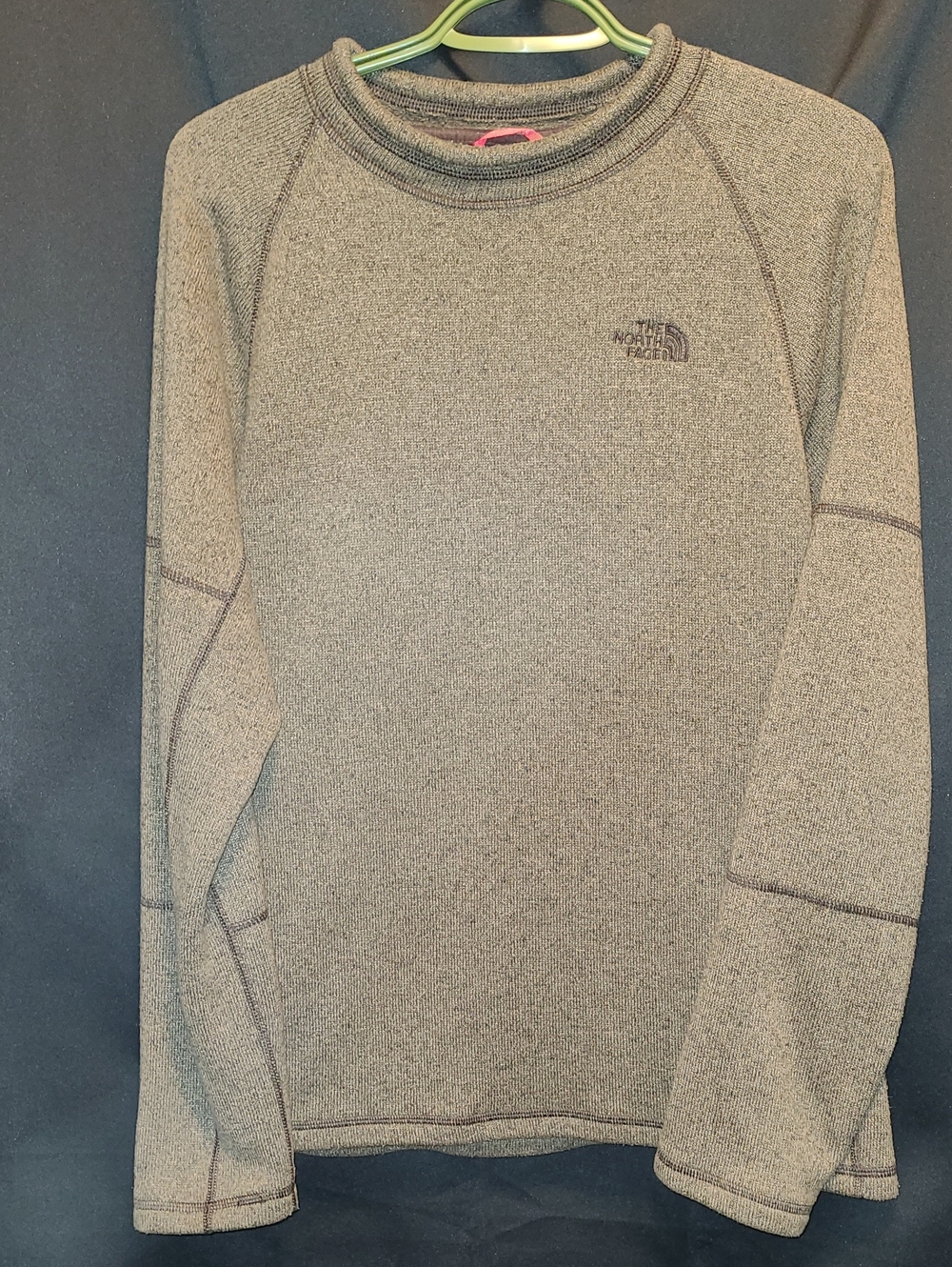 North Face Brown Crewneck Sweater Size Med